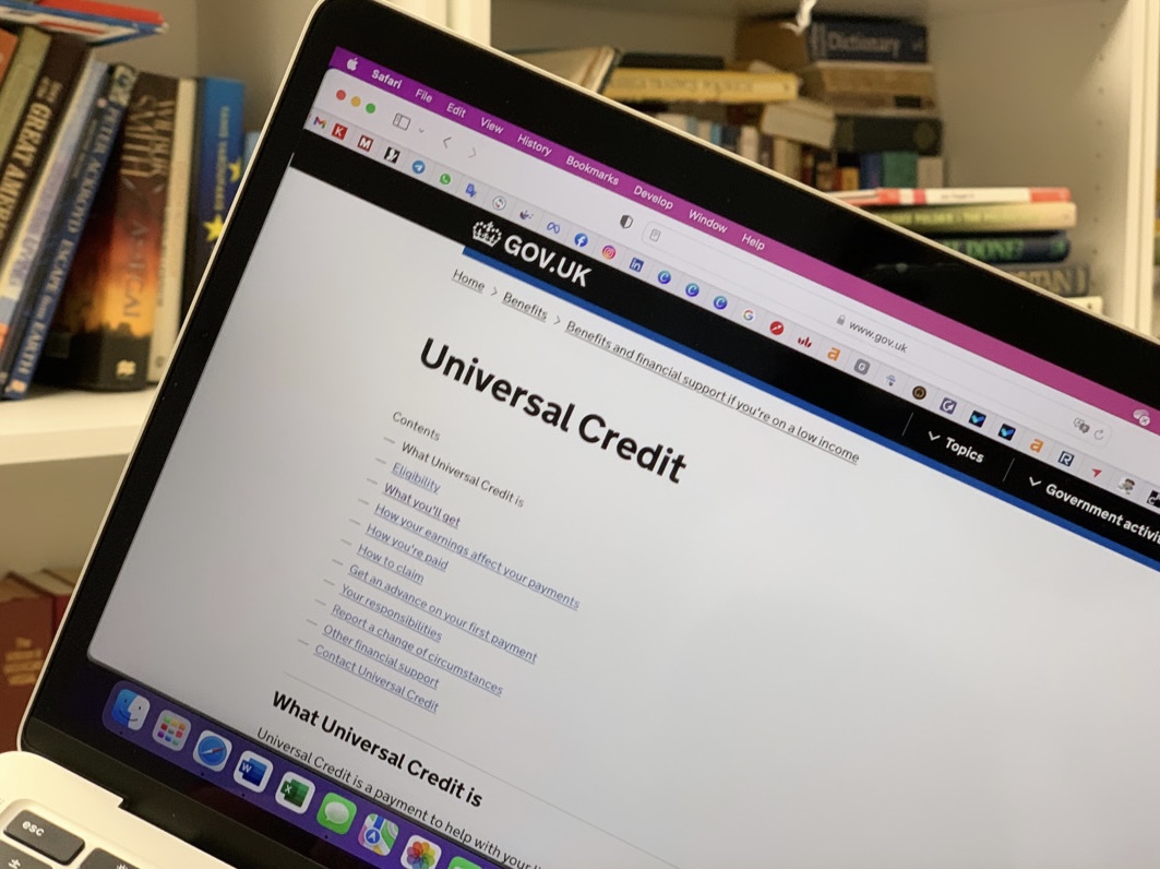 Universal Credit rule changing came this week